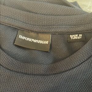 Emporio Armani Navy Blue Top